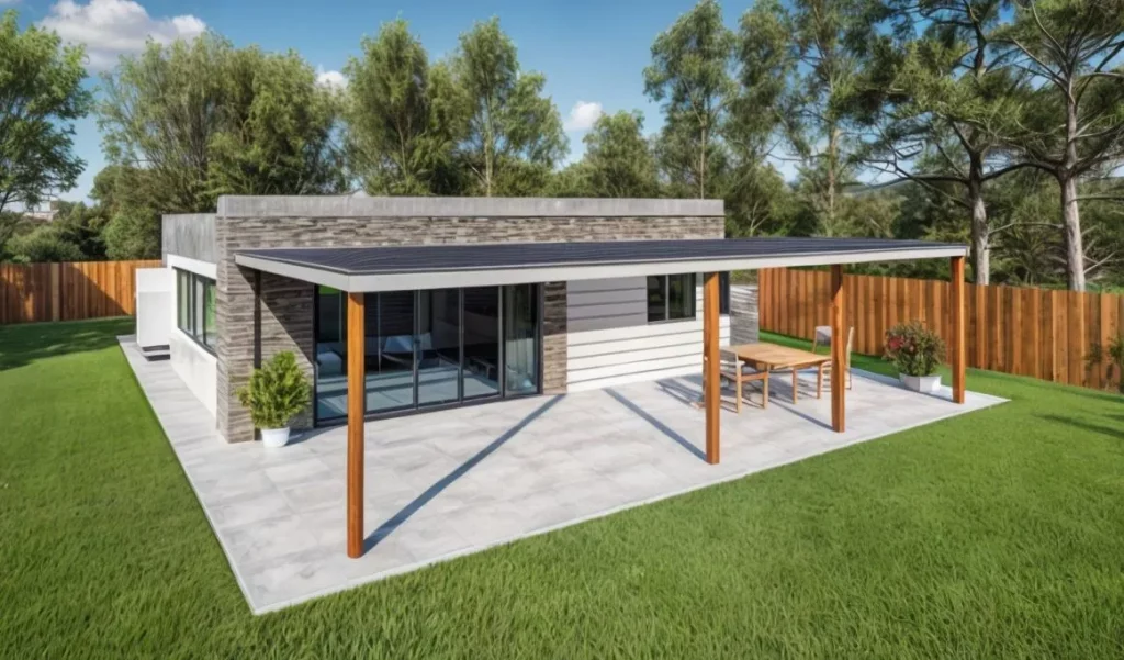 Vivienda autosuficiente parte delantera