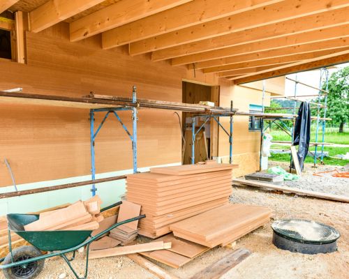 obra casa de madera Casa madera, casa pasiva, passivhaus